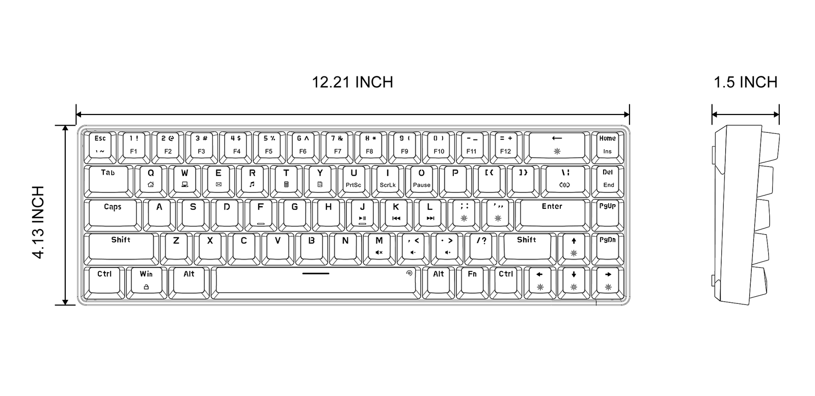 TMKB T68SE 65% Wired Mechanical Keyboard – dierya